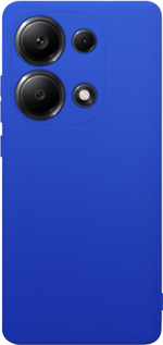 Мягкий Soft Touch чехол из силикона для XIAOMI REDMI NOTE 13 PRO 4G / POCO M6 PRO 4G с бархатной подкладкой