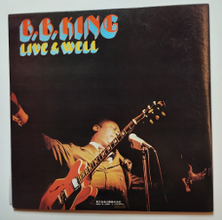 Винтажная виниловая пластинка LP B.B. King Live and Well (Japan 1973) (Obi)