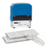 Colop Printer C40 SET - F автоматический самонаборный штамп, русский. 6 строк