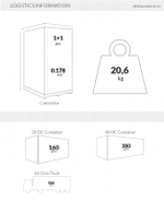 Стол пластиковый Siesta Contract Max Table 70, черный