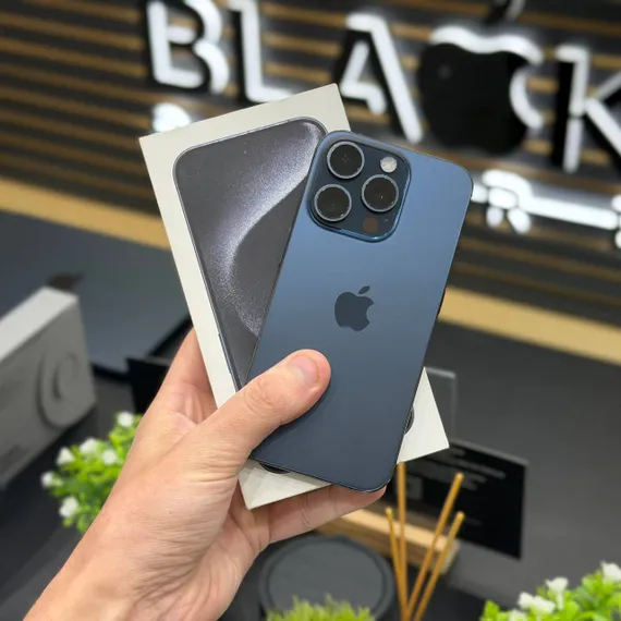 Б/У Телефон Apple iPhone 15 Pro 128Gb 84% Blue Titanium (C0FQ0K7F4V)