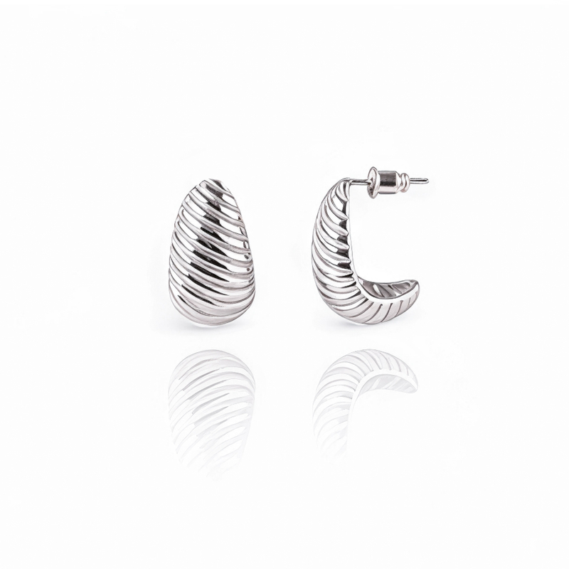 Stripe drop silver