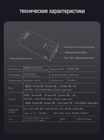 Power Bank внешний аккумулятор повербанк ROMOSS 27000мАч 65 Вт PD30W с быстрой зарядкой