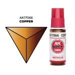 AK Interactive Copper Quick Gen - контрастная акриловая краска, 18 мл