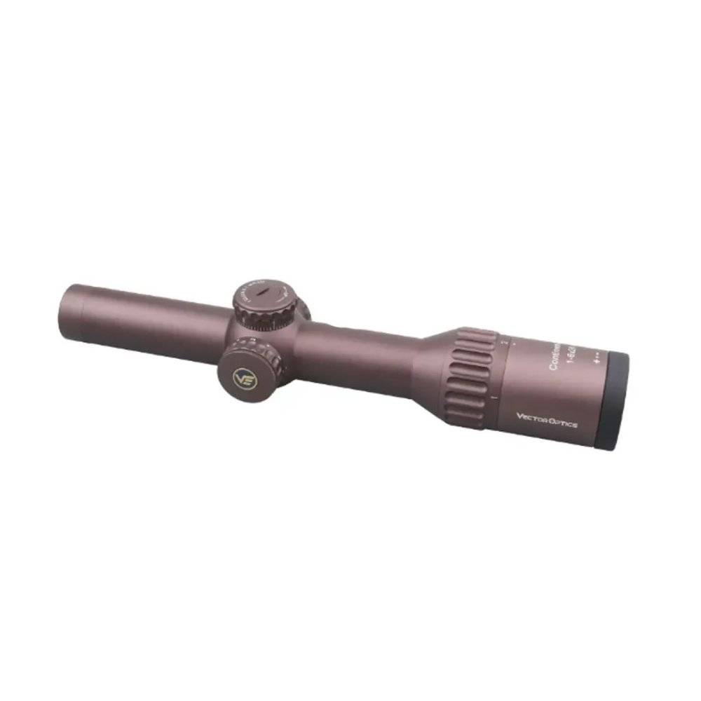 Оптический прицел Vector Optics 30мм Continental x6 1-6x24 Coyote Hunting FDE ( установка на Тигр, СВД / Сетка BDC VEC-T6M / с подсветкой )