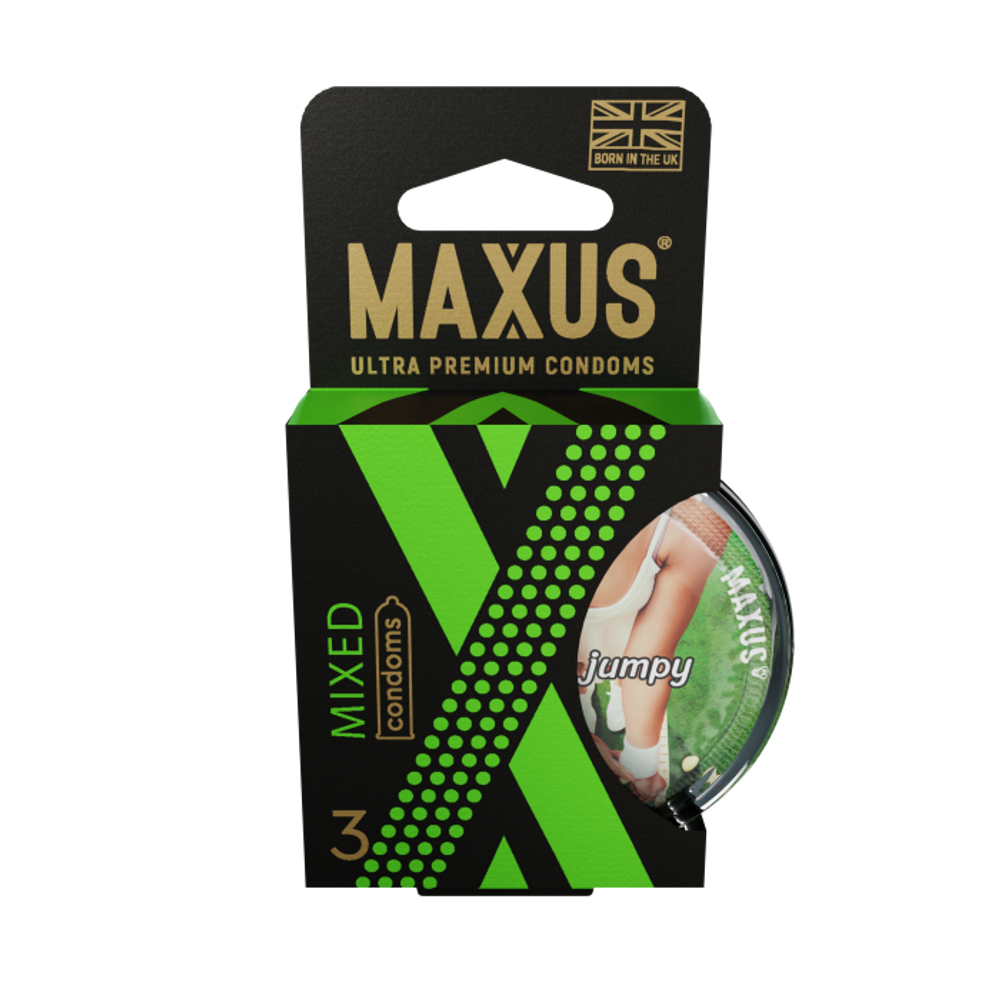 Презервативы в пластиковом кейсе набор MAXUS Mixed №3