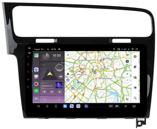 Магнитола для Volkswagen Golf 7 2012-2020 - Kuberg OL-1907 QLed, Android 13, Быстрейшая, CarPlay, SIM-слот