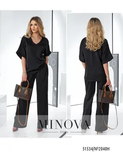 Костюм 2040Н-черный Minova