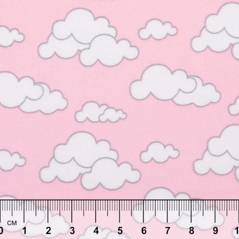Ткань для пэчворка Peppy Молочные сны фланель, отрез 100х110 см, 175 г/м², МС-20 розовый, Peppy