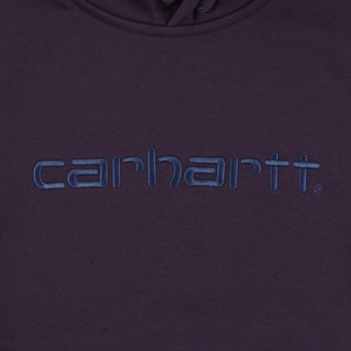 Толстовка мужская Carhartt WIP Hooded Sweatshirt артикул:I030230_darkred - купить в магазине Дайс