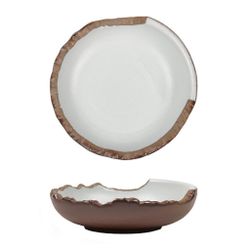 Салатник 175 мл d 15,5 cм h4,3 cм емкость для закусок Crush White Matt New Brown Taiga P.L. [6]