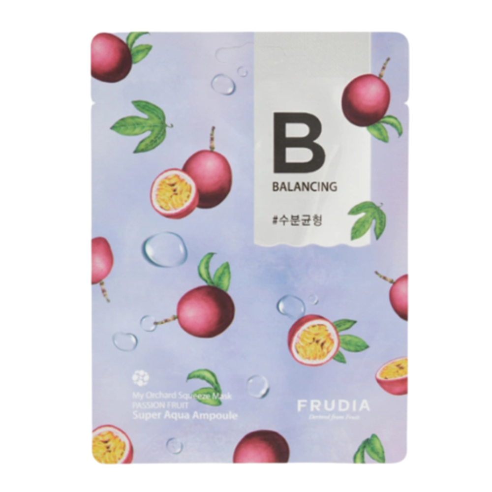 Frudia Маска тканевая для лица с маракуйей - My orchard squeeze mask passion fruit, 20мл