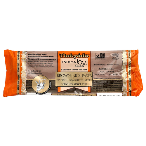 Tinkyada, Паста и бурого риса, Спагетти со шпинатом, 340 г (12 oz)