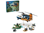 Конструктор LEGO City 60437 Вертолёт-исследователь джунглей в базовом лагере