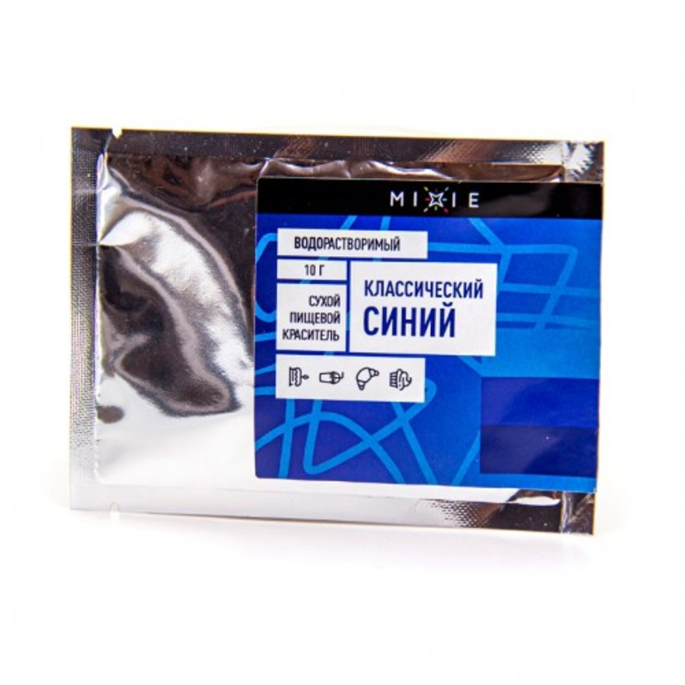 Краситель сухой водорастворимый MIXIE классический синий, 10 г