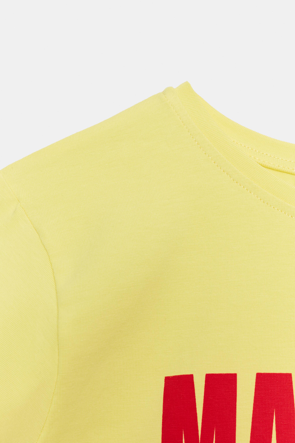 ФУТБОЛКА С КОРОТКИМИ РУКАВАМИ И НАДПИСЬЮ — ZARA