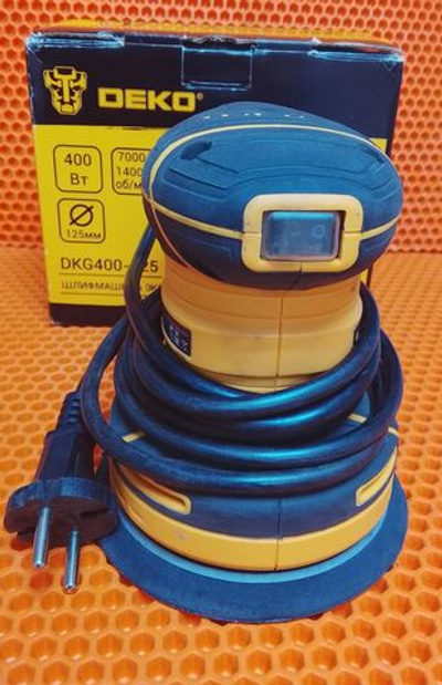 Плоскошлифовальная машинка deko dkg400-125
