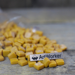 Стеклянная мозаика FLORY12 AW013 12x12 мм желтый цвет ArtWorker
