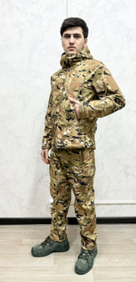 Тактический камуфляжный костюм softshell