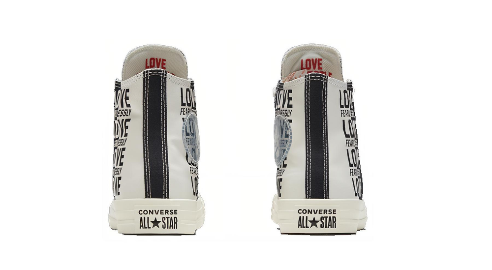Converse Love Fearlessly Chuck Taylor All Star "Black And White" Women"s