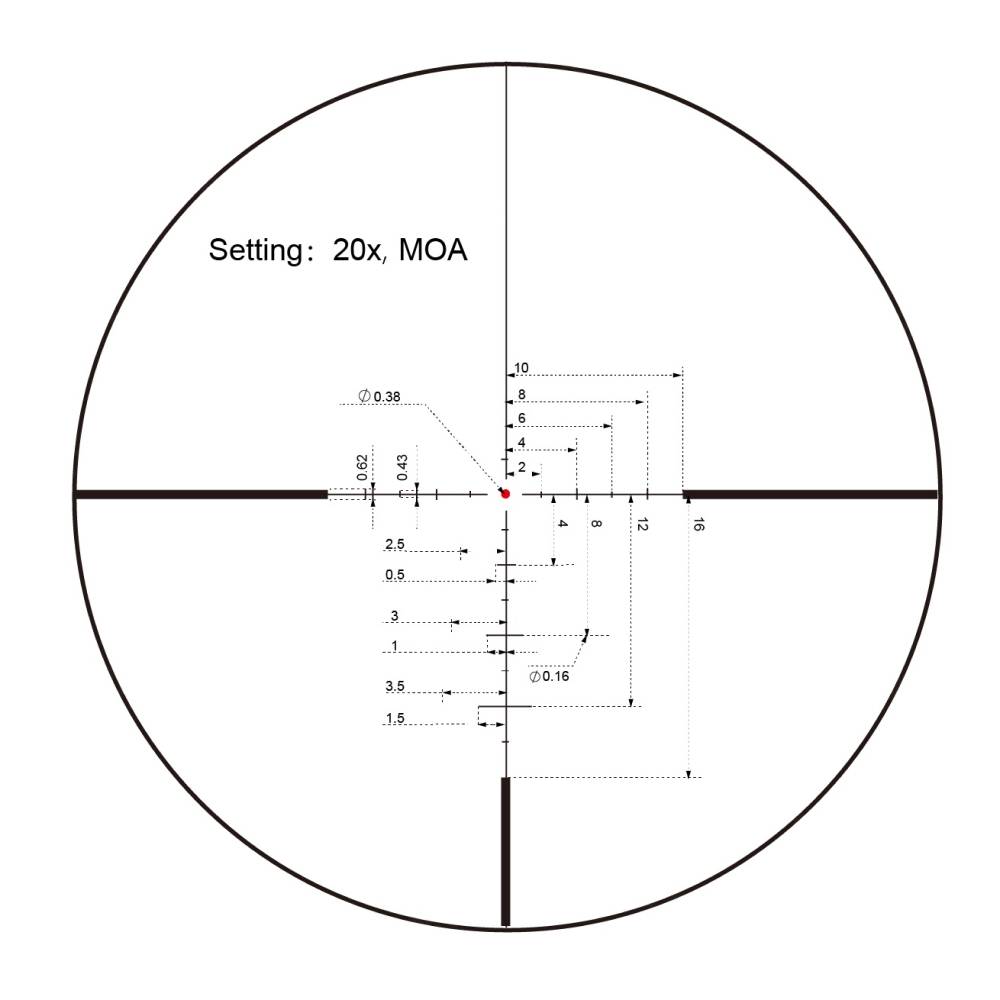 Оптический прицел Vector Optics 30мм SFP Continental x8 3-24x56 ED VECON-CDM