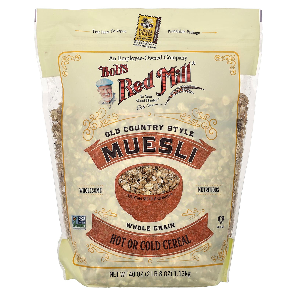 Bob's Red Mill, мюсли в деревенском стиле, цельнозерновые, 1,13 кг (40 унций)