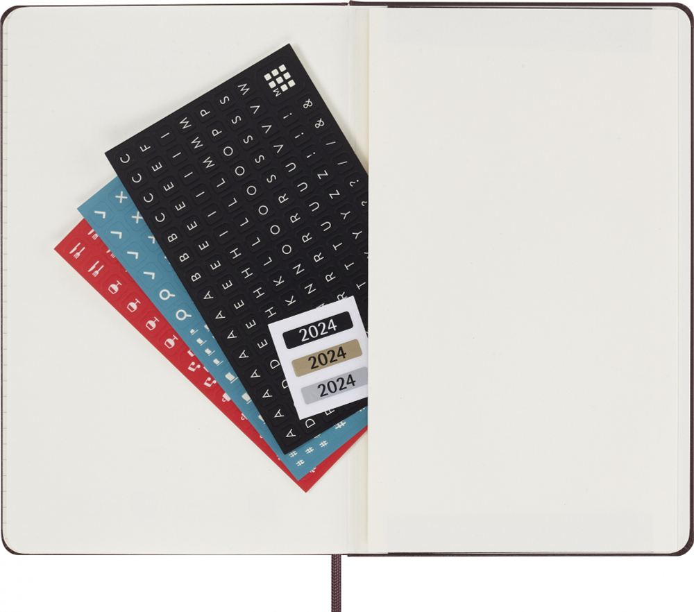 Еженедельник Moleskine Classic WKNT Large 130х210мм 144стр бордовый (DHF1012WN3Y24)