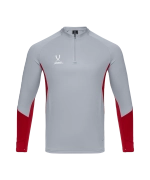 Джемпер тренировочный JOGEL PREMIER PerFormDRY Training Zip Top, серый/темно-красный