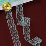 Кружево отделочное в стиле "трикотаж" 20 мм / 27.4 метра, диз. 280, цв.08 мята
