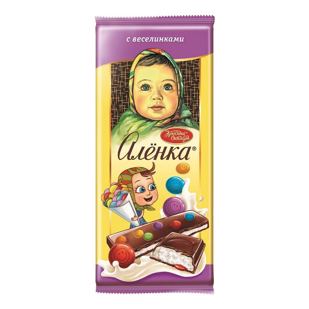Шоколад Аленка с Веселинками 87гр