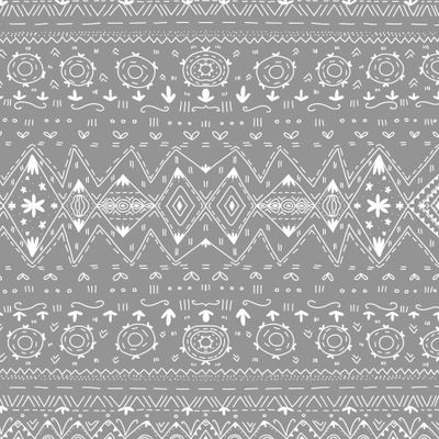 Милые узорчики (серый)