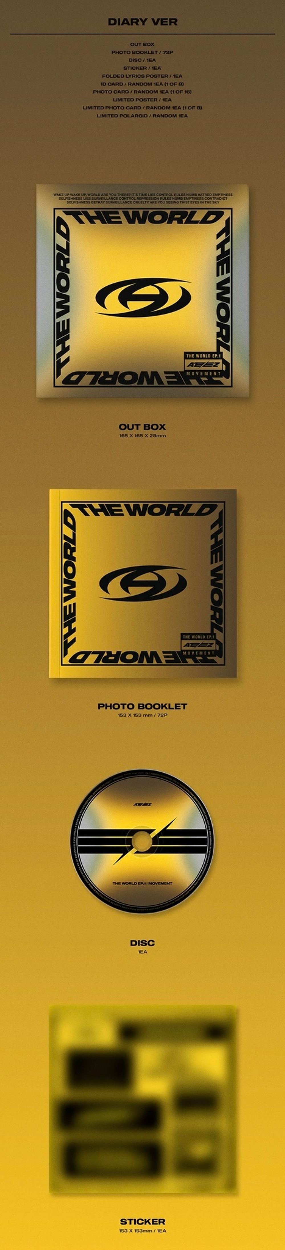 Альбом ATEEZ — [THE WORLD EP.1 : MOVEMENT]