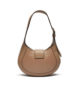 Кожаная сумка хобо furla club 2 s Furla - бежевый(WB01276 BX0053)