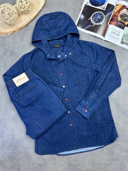 Джинсовый костюм Kiton