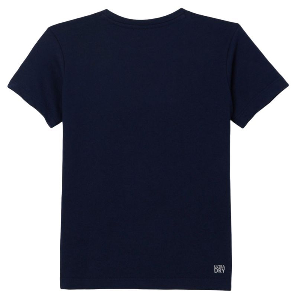 Футболка для мальчика теннисная Lacoste Boys SPORT Tennis Technical Jersey Oversized Croc T-Shirt - небесный
