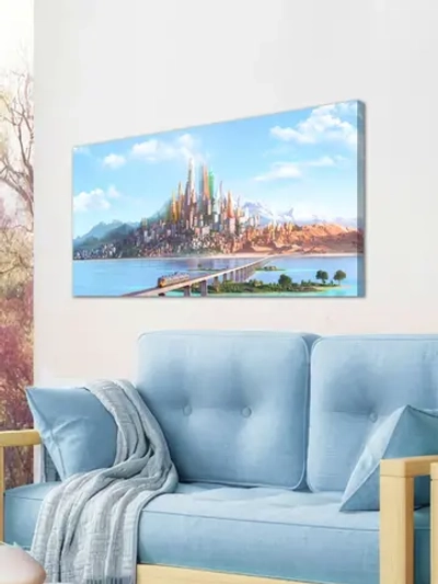 Картина на стену "Зверополис", 80х40 см