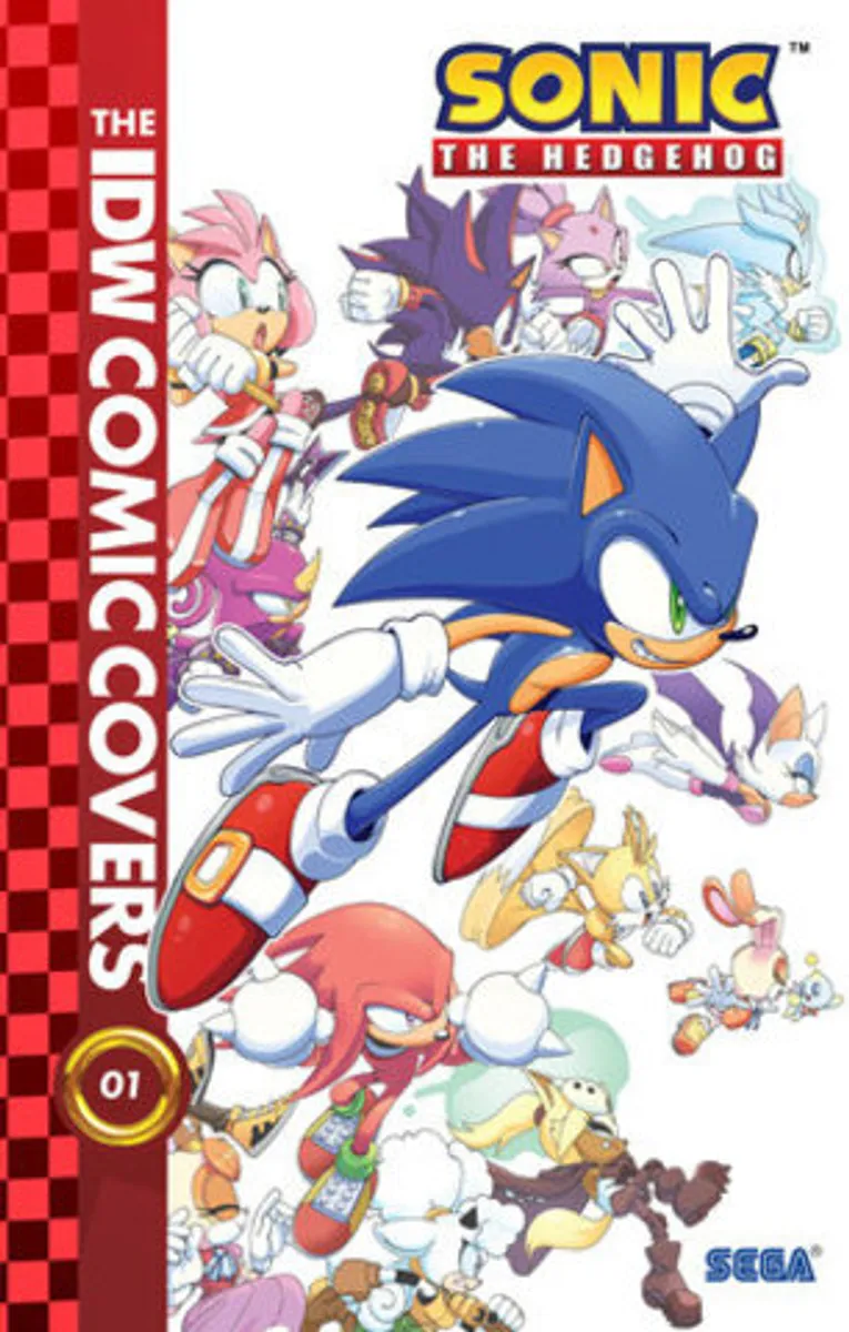 Артбук Sonic the Hedgehog: The IDW Comic Covers, Vol. 1 (на английском языке)