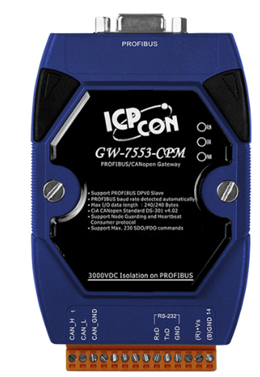 Преобразователь ICP DAS GW-7553-CPM CR