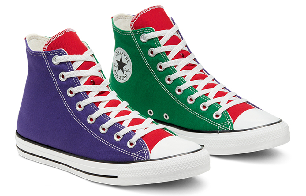 Converse Chuck Taylor All Star "Green Red Purple"