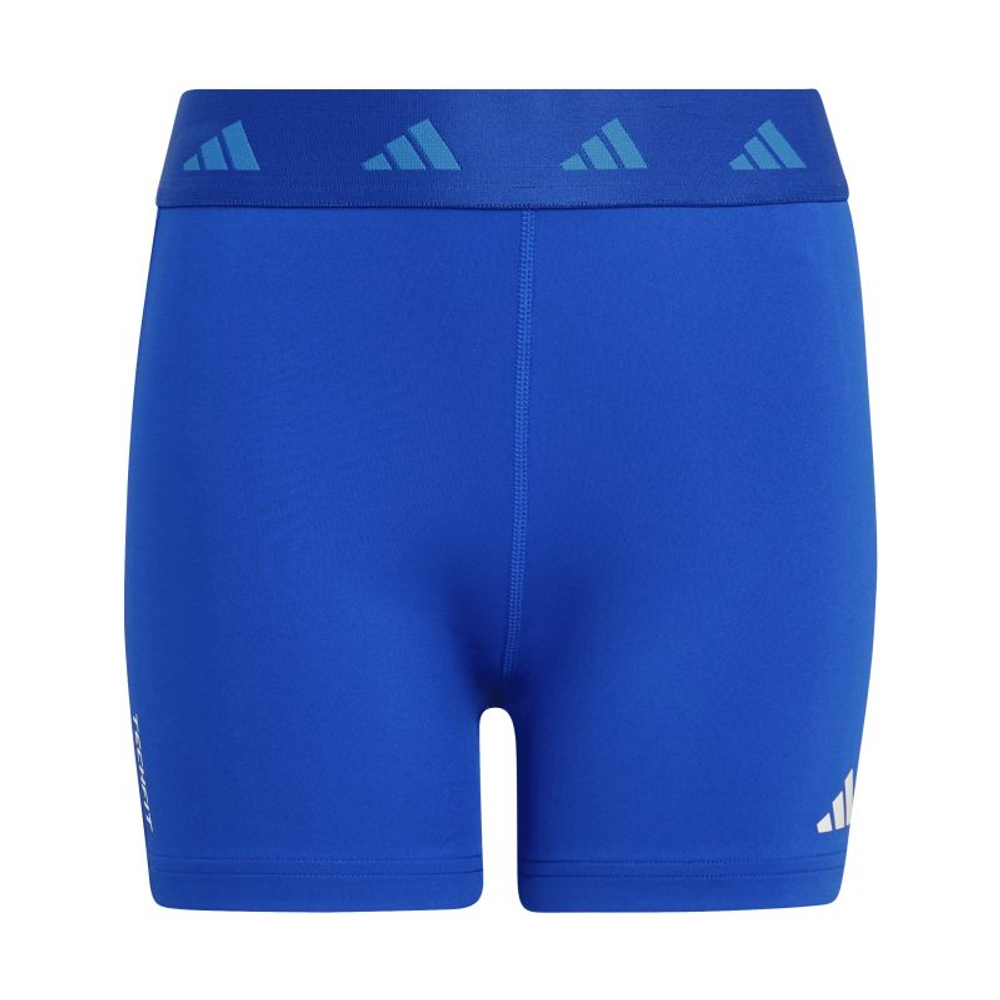Шорты для девочки теннисные Adidas Techfit Short - royal blue/whiet