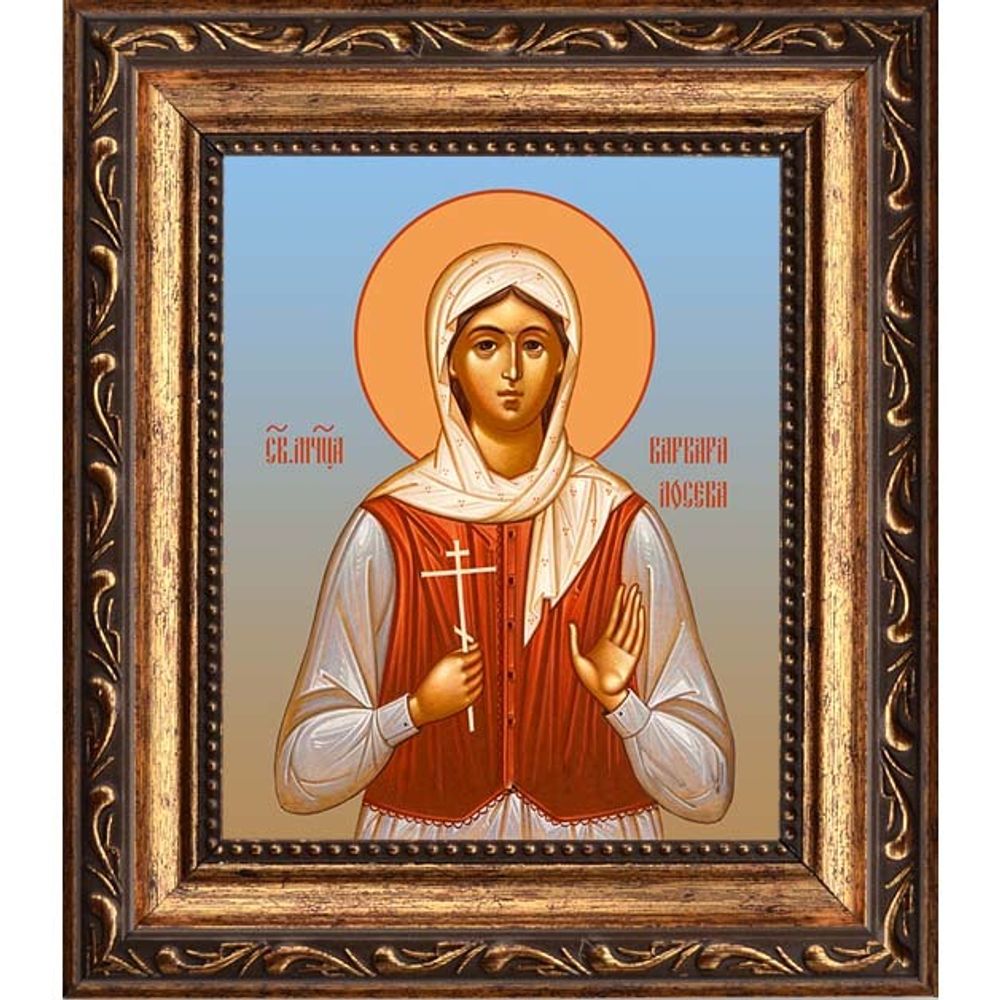 Варвара Лосева мученица. Икона на холсте.