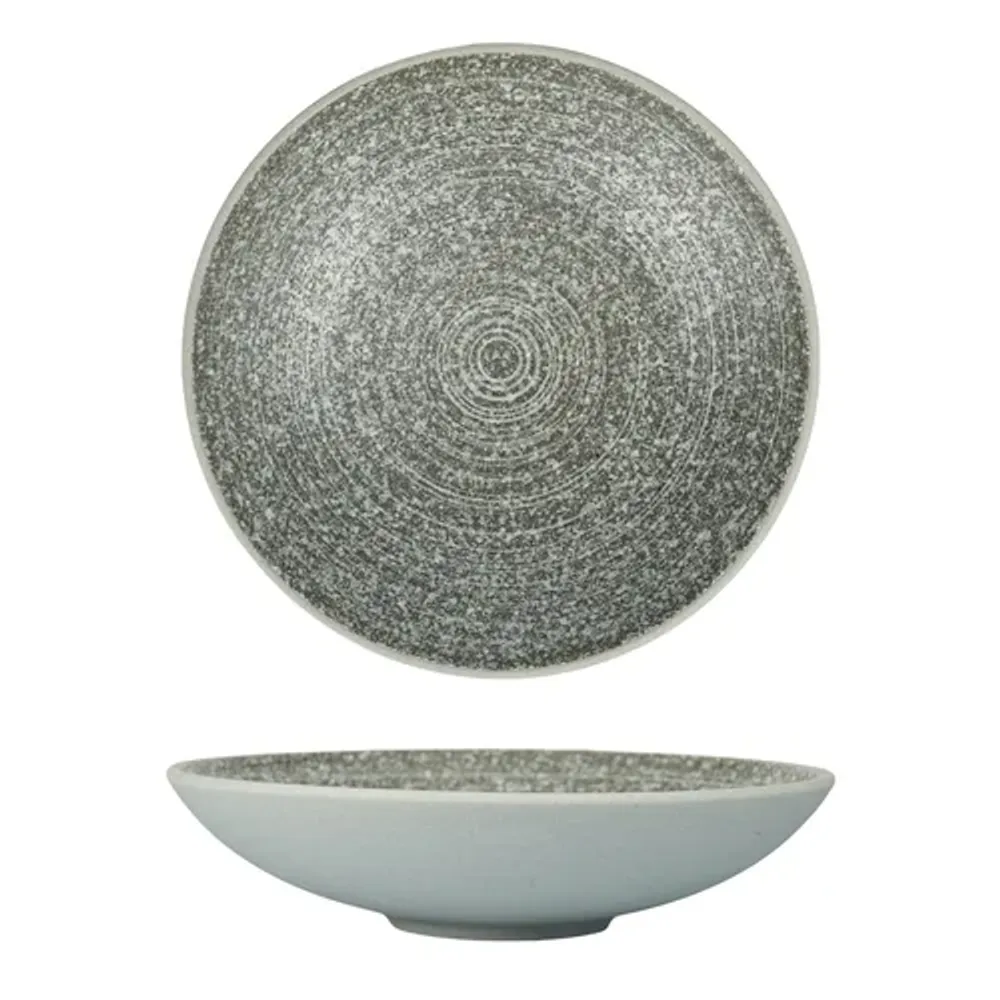 Салатник 850 мл d 23,6 см h5,8 см глазурь Glossy Stone Untouched Taiga P.L. Proff Cuisine [1]