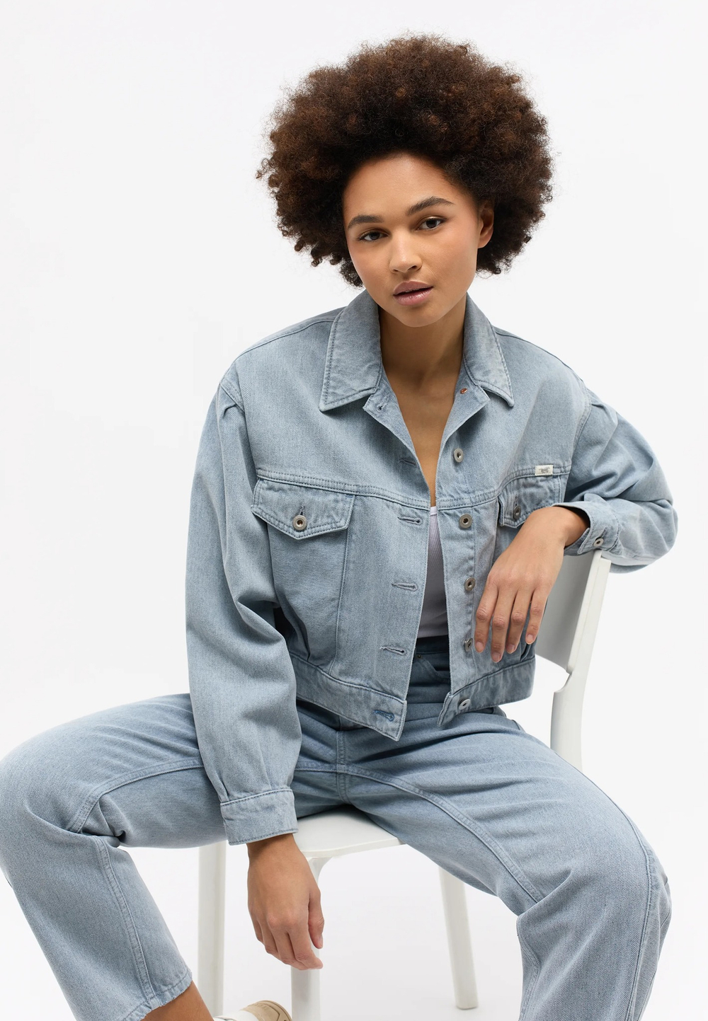 Куртка джинсовая женская MUSTANG Style Bethany Denim Jacket