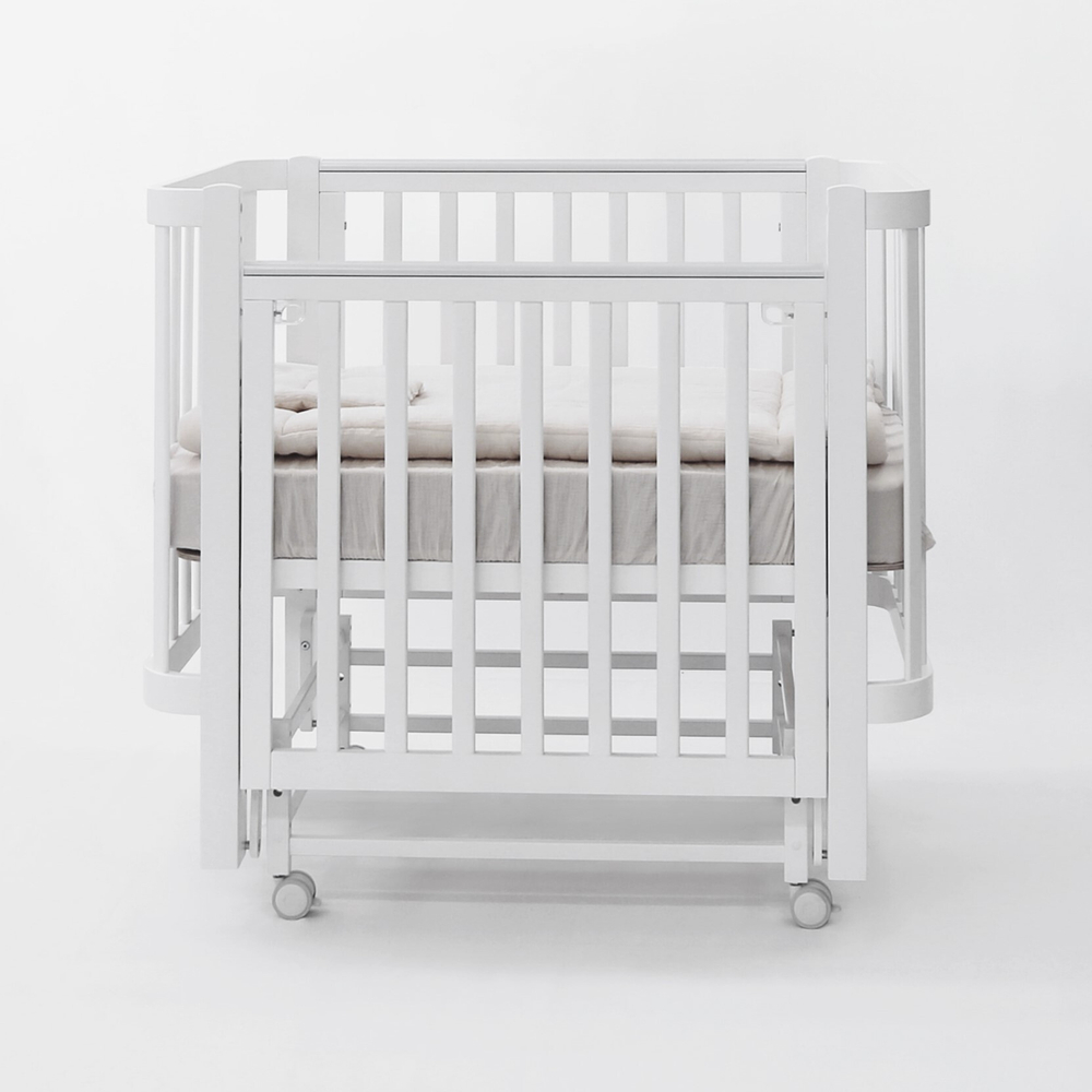 Детская кровать Antemi Terra Light New с маятником, Белый