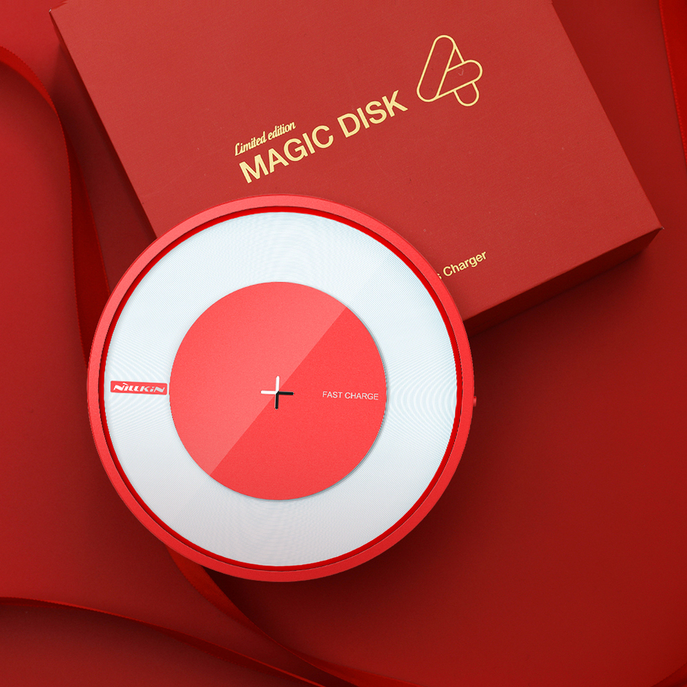 Беспроводное зарядное устройство с поддержкой быстрой зарядки от Nillkin, Magic Disk 4 Fast Wireless Charger