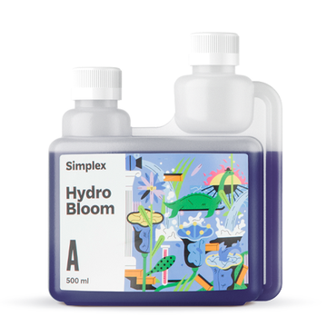 Удобрение органоминеральное для цветения и гидропоники Simplex Hydro Bloom A + B 0.5 л