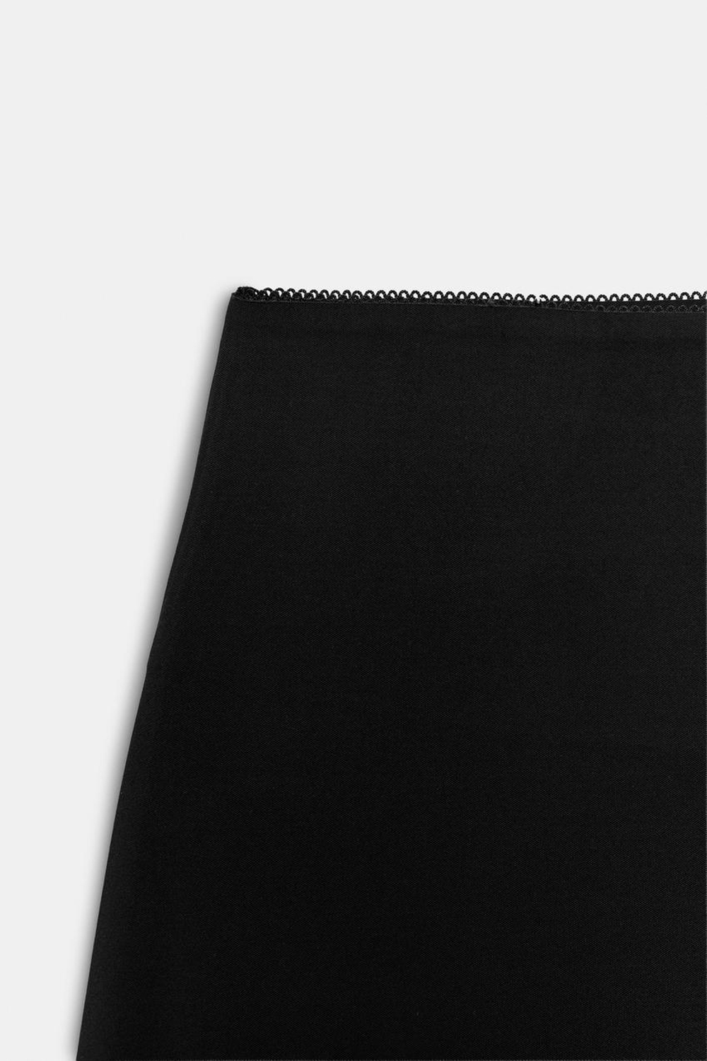 ZARA БРЮКИ КАПРИ С ПОЛИАМИДОМ, ЧЕРНЫЙ