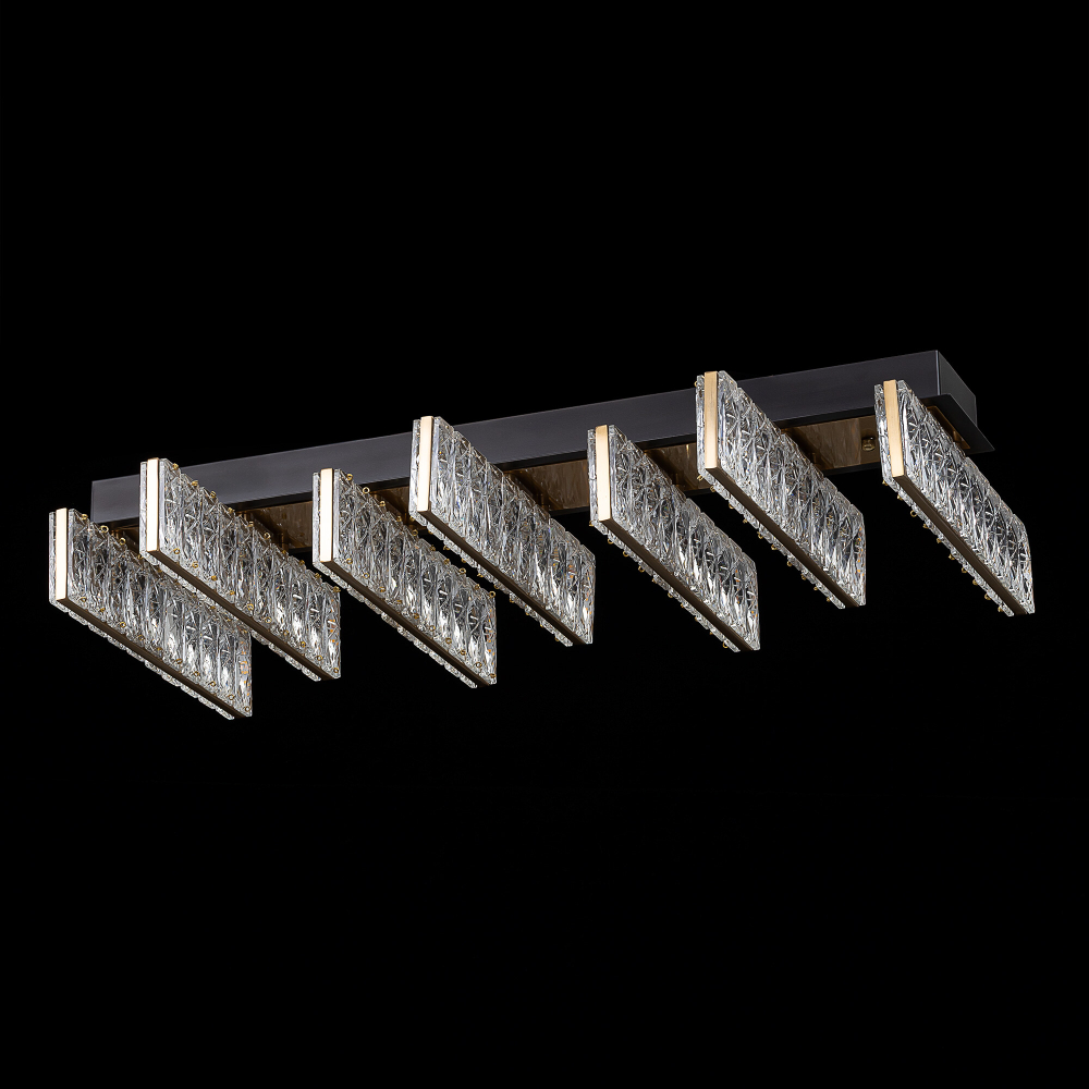 Citilux PALANT CL325272 LED Люстра хрустальная Чёрный+Бронза