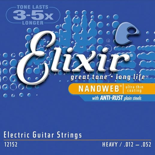 Elixir 12152 NanoWeb струны для электрогитары