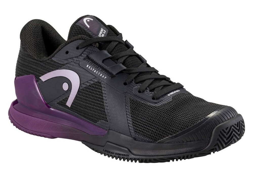 Женские Кроссовки теннисные Head Sprint Pro 4.0 Clay - черный